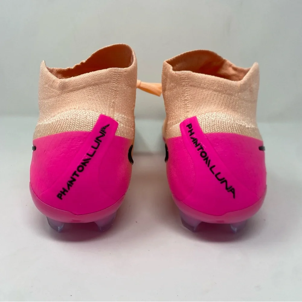 Nike Phantom Luna Pro FG Soccer Cleats FJ2572-800 Sz 10.5 Pink